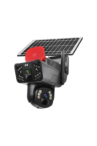 O-kam-3915 4g 6mp Dual Lens Solar Ptz Güneş Panelli Kamera