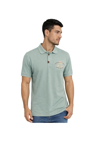 Arma Ar-ma Erkek Polo Yaka Tişört Resim Baskili Örme Kumaş Regular Fit %100 Pamuk 30/1 Çift Toplama Penye Pike Y31374358402 Mavi-m24