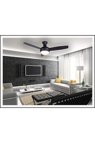 Kaşkar Taflan D48045 2 Kanatlı 52" Aydınlatmalı Uzaktan Kumandalı Tavan Vantilatörü
