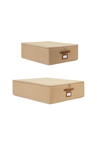 Ocean Home Textile 2'li Jüt Destekli Hurç Set 45 x 55 x 18 + 55 x 70 x 18 cm