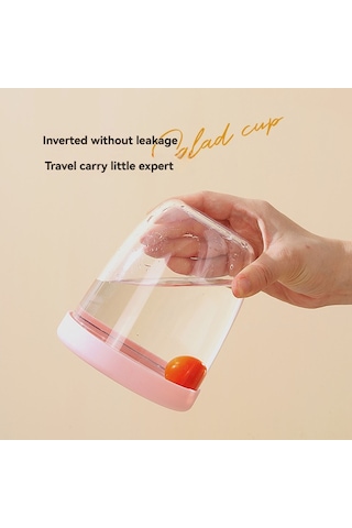 Yaozixa Taşınabilir Meyveli Yoğurt Kasesi - Pratik Kahvaltı Ve Hafif Öğün İçin Kapaklı Yeşil