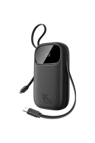 Baseus EnerFill FC31 10000 mAh 45 W Taşınabilir Şarj Cihazı Siyah