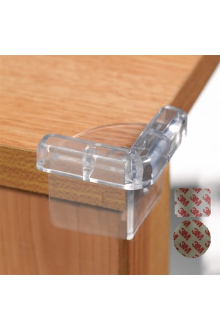 6 Adet Priz Kapatıcı 4 Adet Silikon Köşe Koruyucu 3M Bantlı