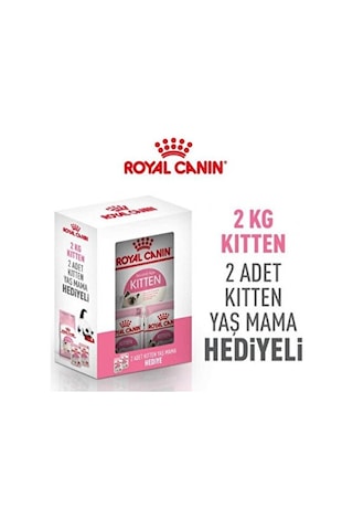 Royal Canin Box Kitten Yavru Kedi Maması 2 KG + 2 Adet Kitten Yaş Mama Hediyeli