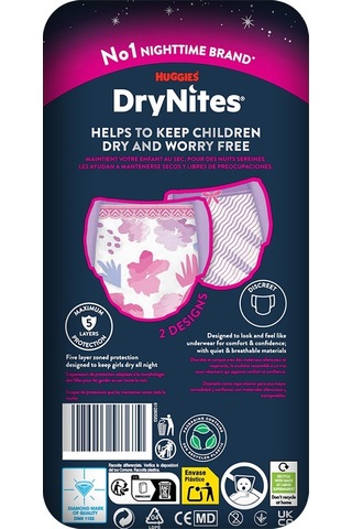 Drynites Emici Gece/külot Bez Kız 13+ Yaş 48-60kg Xl 120 Adet XL 6'lı