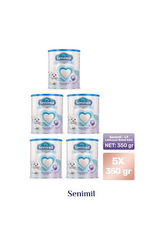 Senimil Laktozsuz Bebek Sütü 350 G 5 Adet