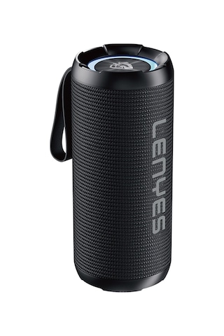 Lenyes S871 Rgb Işıklı Taşınabilir Su Geçirmez Tws Bluetooth Hoparlör Siyah