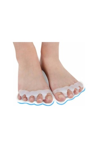 Ayak 5 Parmak Ayıran Silikon Bunyon Makara Halluks Valgus Ayırıcı
