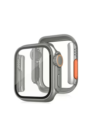 Newface Apple Watch Uyumlu 41mm Watch 49mm Kasa Dönüştürücü Ve Ekran Koruyucu - Yıldız Işığı