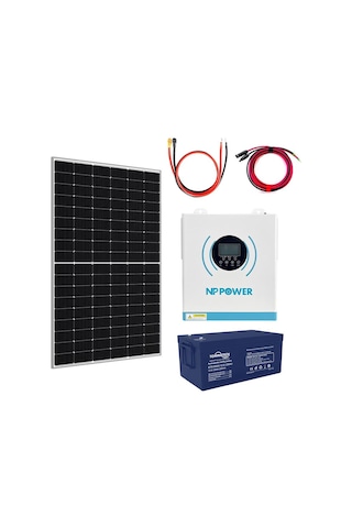 3.5 Kw Akıllı İnverter 2.5 Kw Lityum Bataryalı Solar Enerji Paketi