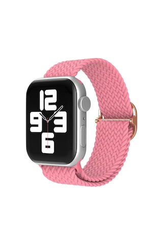 Watch 20mm Star Kordon - Pembe Ahşap