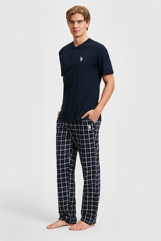 U.S. Polo Assn. U.s. Polo Assn. Erkek Lacivert Pijama Takım 50326147-vr033