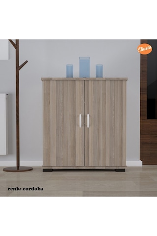 2 Kapaklı 4 Raflı Ayakkabılık Cordoba