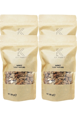 Key Market Doğal Kavrulmuş Badem İçi 1 KG