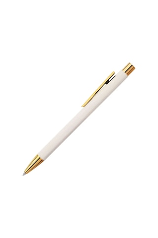 Faber Castell Marshmellow Neo Slim Tükenmez Kalem Beyaz - Altın