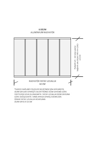 Alüminyum Panel Radyatör Ekol 600 X 600 Ral 9010 Kırık Beyaz