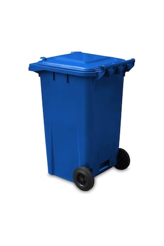 Mck Mavi Plastik Çöp Konteyneri 240 Litre Konteyner - A+ Isıya Mavi