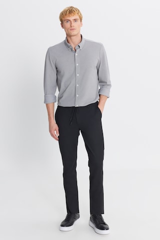 Altınyıldız Classıcs Erkek Sıyah Yünlü Slim Fit Dar Kesim Esnek Takım Elbise Pantolonu Siyah