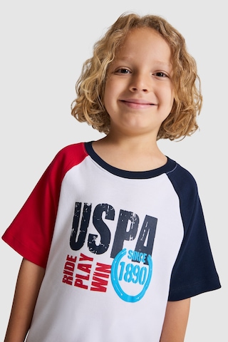 U.S. Polo Assn. Erkek Çocuk Kırmızı Tişört 50327037-vr171 Basıc Kırmızı