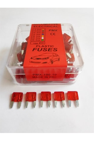 Replax 10 Amper Mini Yassı Bıçak Japon Sigorta 100'lü Paket