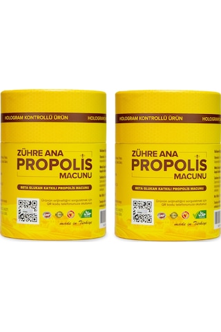 Zühre Ana Propolis Macunu Beta Glukan ve Ginseng Katkılı 2 x 240 ML