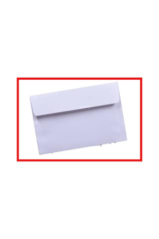 Düğün Atkı Zarfı, Mektup Zarfı,para Zarfı,beyaz 1.hamur Davetiye Zarfı 114x162mm 3 Paket 300 Adet