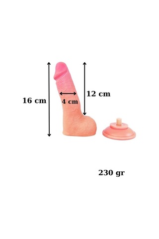 River World Kıkırdaklı Dildo Ultra Realistik 16 Cm
