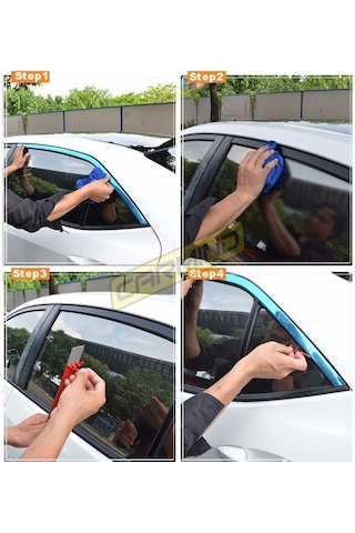 Hyundai Tucson Krom Cam Çerçevesi Set 2015-2020 16 Parça