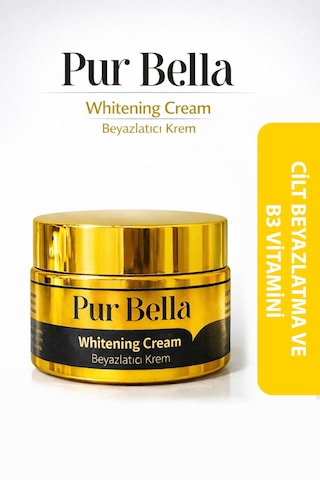Pur Bella Beyazlatıcı Krem Leke Karşıtı Aydınlatıcı Kojik Asit, Alpha Arbutin & B3 Vitamin