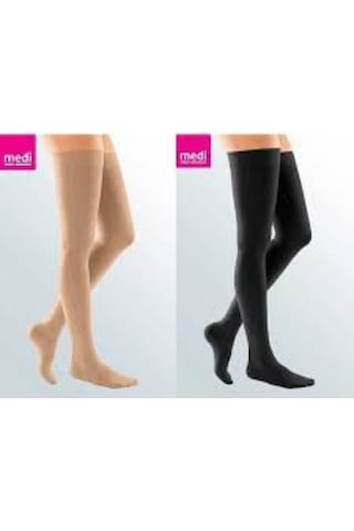 Medi Mediven Duomed Diz Üstü Varis Çorabı Erkek Kadın Açık-Kapalı