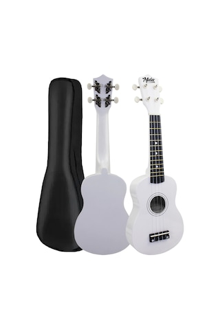 Midex Ukx-901wh Beyaz Soprano Ukulele Askı Çanta Metod Pena