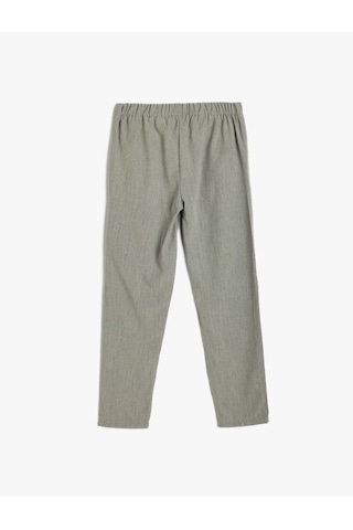 Koton Chino Okul Pantolonu Cep Detaylı Dar Kesim Gri 5wkb40018tw Gri