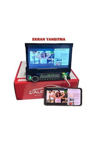 8810 Indash 7 Inch Double Teyp Uyumlu Bluetooth Mirror-usb-sd-aux Uyumlu