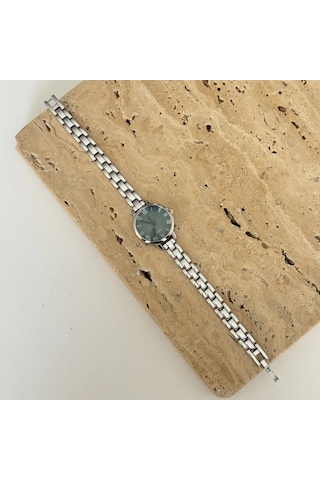 Raven Silver Yeşil Saat