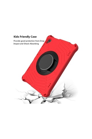 Didadodo Lenovo Uyumlu Tab M10 Tb-x505f & Tb-x605f / P10 Tb-x705f Spider King Omuz Askılı Tutucu & Kılıf Kılıf