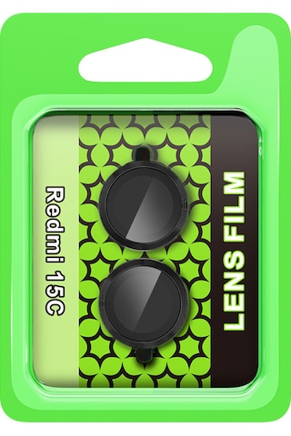 Redmi 15c 4g Raze Metal Kamera Lens - Siyah