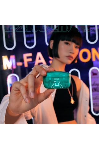 Beyaz Renkli, Qingcheng Devil Cat Koleksiyonu Spor Kulaklıkları