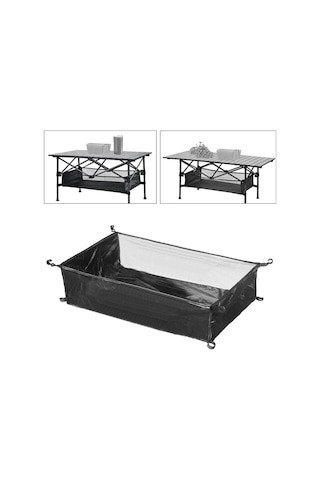 Homyl Döngü Askıları Ile Masa Altında Saklama 67cmx40cmx14cm Siyah Çok Renkli