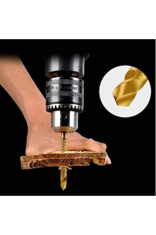 Matkap Ucu Seti Metrik Diş Delik Açma Kesme Klavuzları Ahşap Met