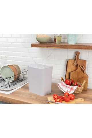 Madame Coco Olivier Switch Çöp Kovası 8.5lt 1kcopk18,5 Lt-soft Gri