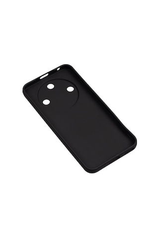Honor Magic 8 Lite 5g Kılıf Lüx Kamera Koruma Çıkıntılı Soft Silikon Siyah