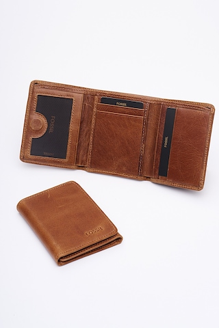 Fossil Hakiki Gerçek Deri Erkek Kartlık Cüzdan Crazy Taba 8112 Taba
