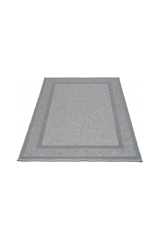 Modern Antrasit Geometrik Desenli Sisal Halı Dokuma Salon Ve Mutfak Halısı Çok Renkli