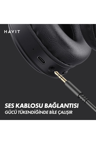 Havit H633BT Bluetooth 5.1 Kulak Üstü Kulaklık