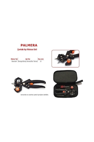 Palmera Pa01 Aşı Makinası Bitki Aşılama Aleti Takım Çantalı