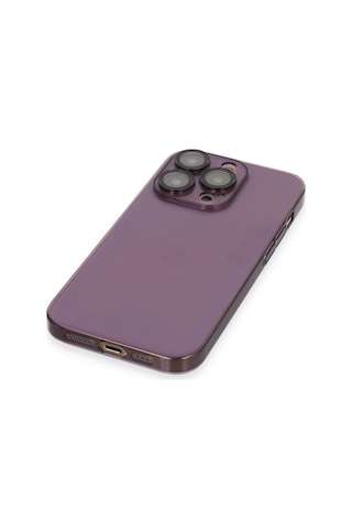 Newface - 398 - iPhone Uyumlu 13 Pro Max Kılıf Armada Lensli Kapak - - Csmo-tex - Derin Mor