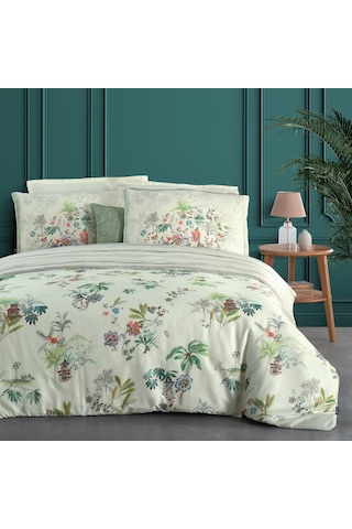 Sarev Elodıe Kıng Sıze %100 Tencel Nevresim Takımı Kahverengi