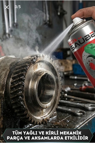Prosaüber Fren Balata Spreyi 500 Ml 25 Li Koli Brake Cleaner Yağ Kir Sökücü Toplu Paket