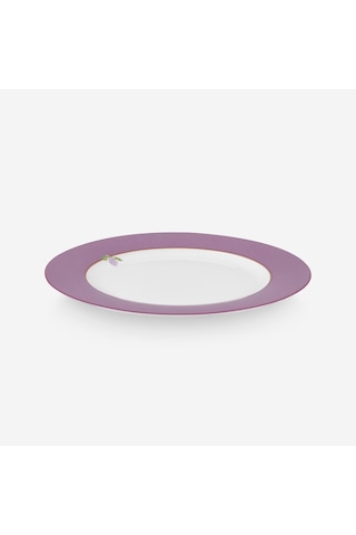 Mor Porselen Kahvaltı Tabağı 21 Cm