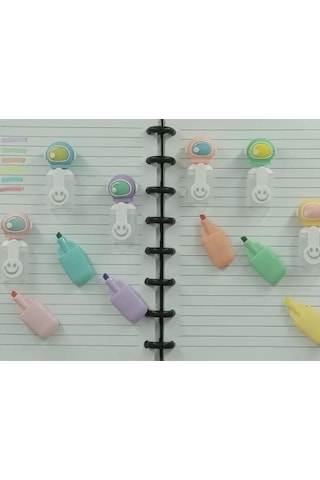 Astronot 6 Lı Fosforlu Kalem-893 Çok Renkli